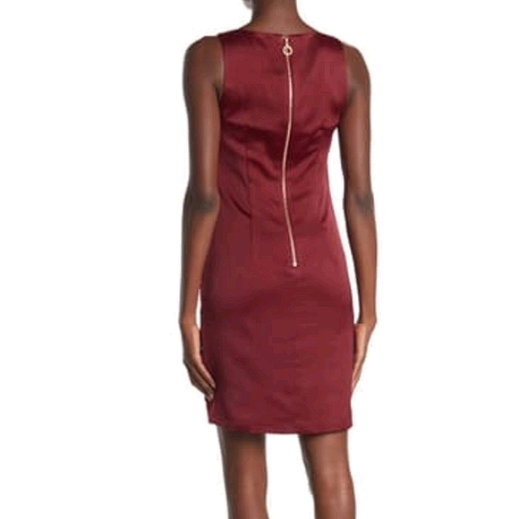 NWT - Satin Sleeveless Cocktail Dress - Picture 3 of 4